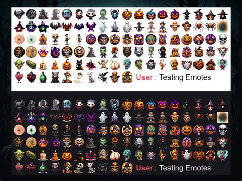 100 Twitch Emotes Halloween Pack 6 Sizes Twitch Discord Bundle Emotes - Etsy