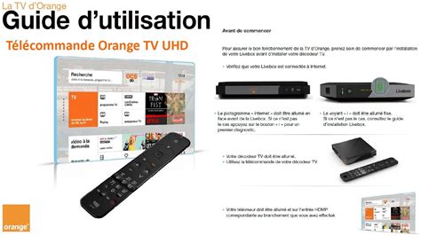 Mode D Emploi T L Commande Orange Tv Uhd Youtube