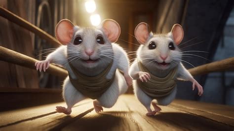 Premium Ai Image Rat Race Illustration Generative Ai