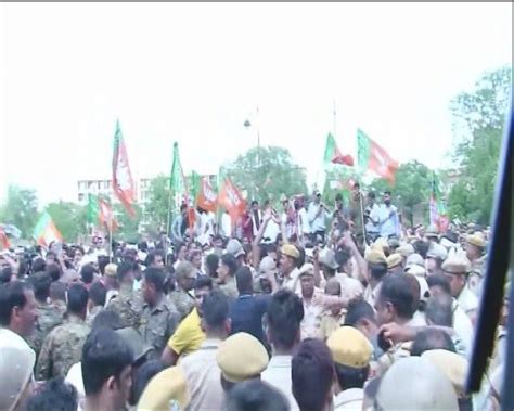 News Arena India On Twitter Rajasthan Bjp Workers Held Protest