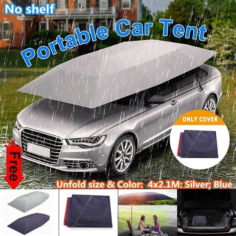 4x2 1m Car Umbrella Sun Shade Cover Protection Uv Resistant Oxford Cloth Folding Ebay