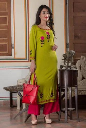 Ethnic Wear Girl Sushil Garments One Piece Printed Pure Cotton Kurti