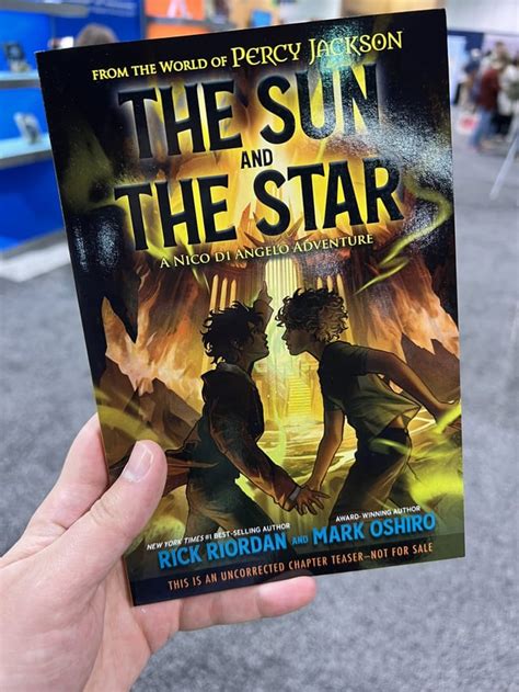 The Sun And The Star ‘a Nico Di Angelo Adventure A Novel Featuring Nico And Will From The Percy