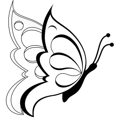 Coloriage Un Papillon Vole T L Charger Et Imprimer Gratuit