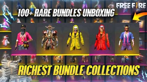 Opening All Elite Pass Bundles😃 From Season 1 Garena Free Fire Youtube