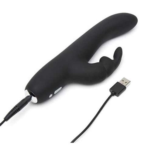 Fifty Shades Of Grey Greedy Girl Usb Rabbit Vibrator Black Techinn