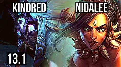 KINDRED Vs NIDALEE JNG 5 0 3 1 9M Mastery 600 Games KR