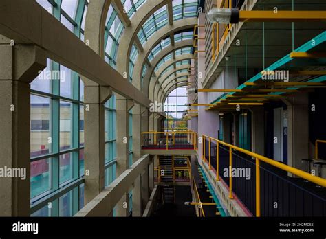 modern university architecture indoor, University of Waterloo, Canada Stock Photo - Alamy