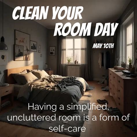 Clean Your Room Day Design Template Postermywall