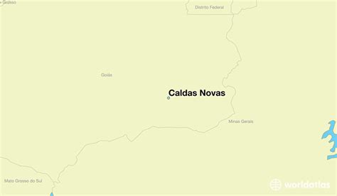 Where is Caldas Novas, Brazil? / Caldas Novas, Goias Map - WorldAtlas.com