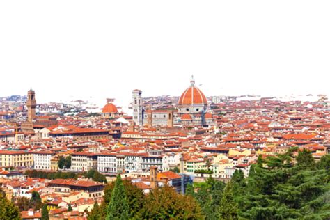 Florence Cityscape Place Europe Famous View Culture Italian Png