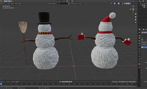 Snowmen 3d Model By Uragan27