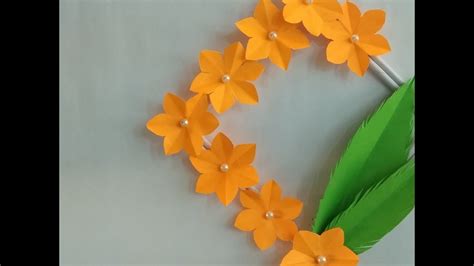 Amazing And Beautiful Paper Flower Wall Hanging Diy Paper Flower Wall