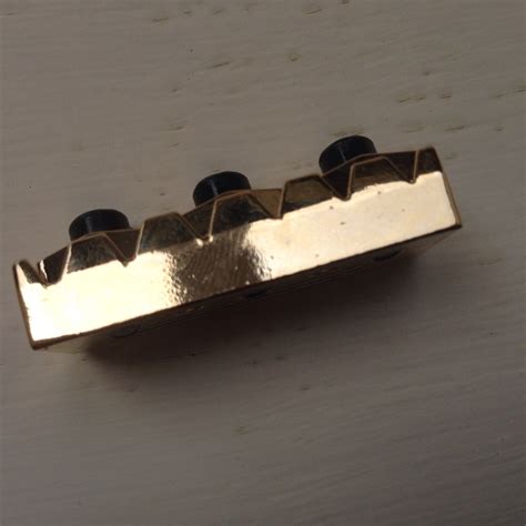 Floyd Rose Style Guitar String Locking Nut 42mm Gold Chrome New Ebay