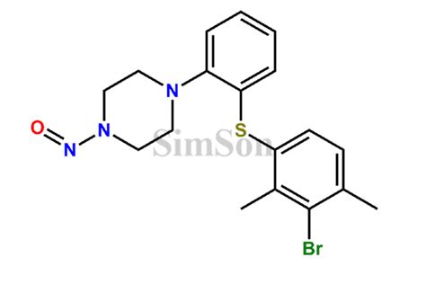 N Nitroso Vortioxetine Bromo Impurity CAS No NA Simson Pharma Limited