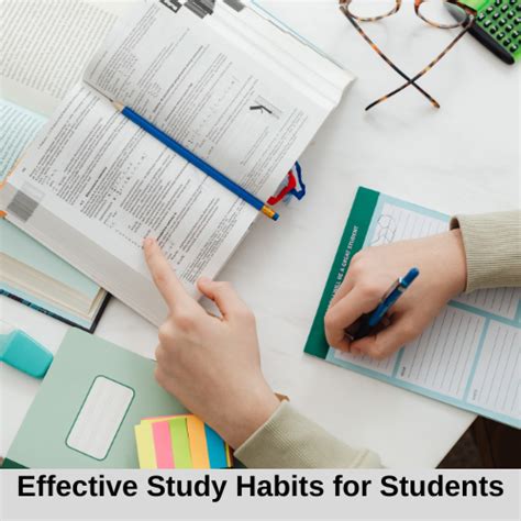 Effective Study Habits For Students Tips And Strategies Studentliveinfo