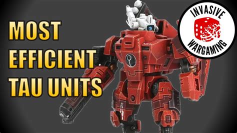 Most Efficient Tau Units Warhammer 40k 10th Edition Mathhammer YouTube