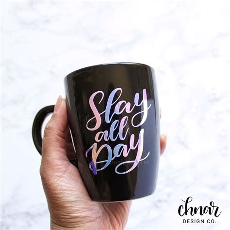 Slay All Day Decal The Perfect Holographic Decals For Your Etsy