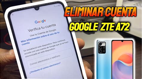 Eliminar Cuenta Google Zte V Smartzte A Zte A Youtube