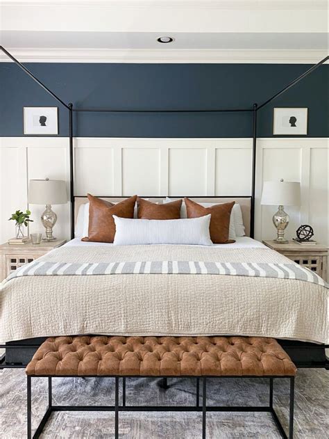 Board And Batten In The Bedroom Accent Wall Bedroom Bedroom Inspirations Room Design Bedroom