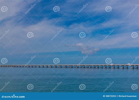 Florida Keys Highway Bridge Stock Image - Image of ocean, atlantic ...