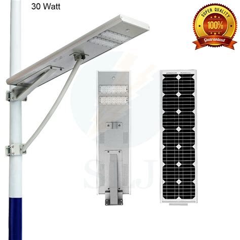 Jual Lampu Jalan Led Solar Cell All In One Watt Lampu Pju Solar Panel