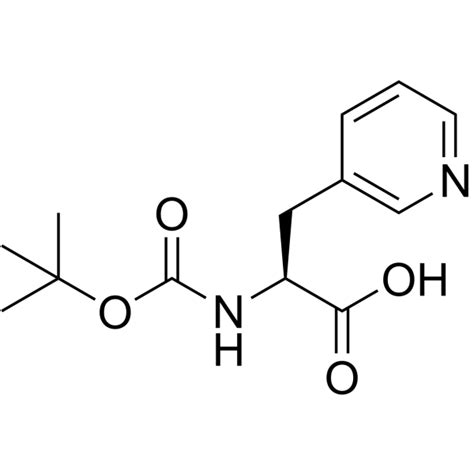 117142 26 4n 叔丁氧羰基 3 吡啶基 L 丙氨酸cas号117142 26 4n 叔丁氧羰基 3 吡啶基 L 丙氨酸【结构式