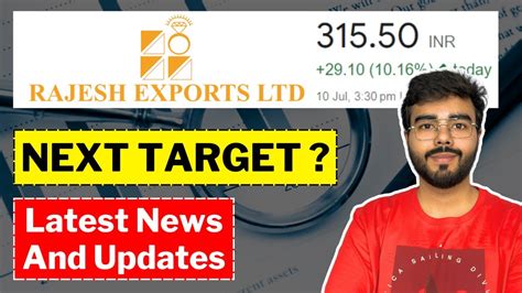 Rajesh Exports Share Latest News Rajesh Exports Share Rajesh