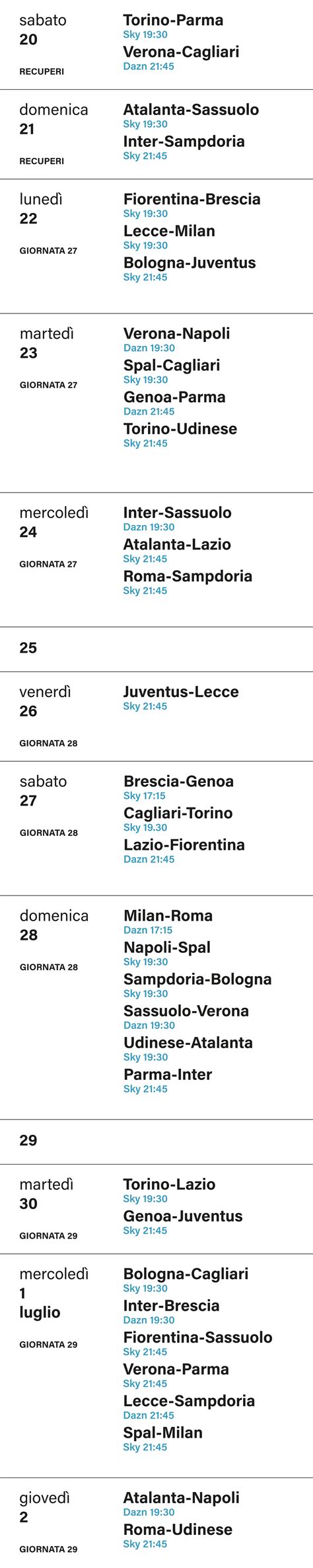 Visualizza Campionato Calcio Serie A Calendario Immagini Download