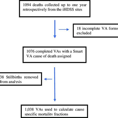 Flowchart Of Deaths Identified And Verbal Autopsies Collected In Four