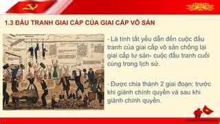 Đấu tranh giai cấp của giai cấp vô sản pptx