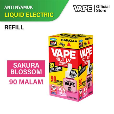 Promo Fumakilla Vape Refill 90 Malam Obat Nyamuk Sakura Blossom 45ml