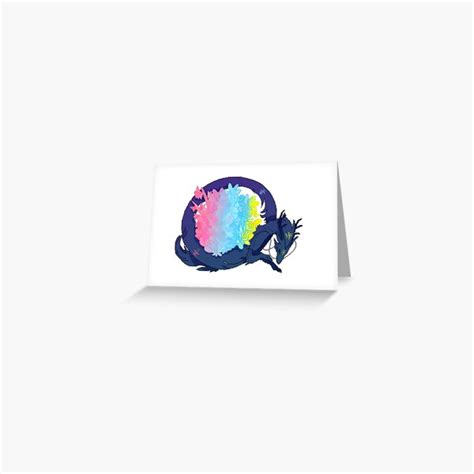 Genderflux Flag Lgbt Pride Dragon Requested Greeting Card By