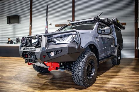 Isuzu D Max GREY Dual Cab With GTU Canopy Core Off Road