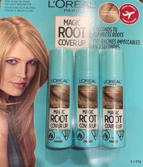 L Oreal Paris Magic Root Cover Up Temp Gray Concealer Spray Dark Blonde