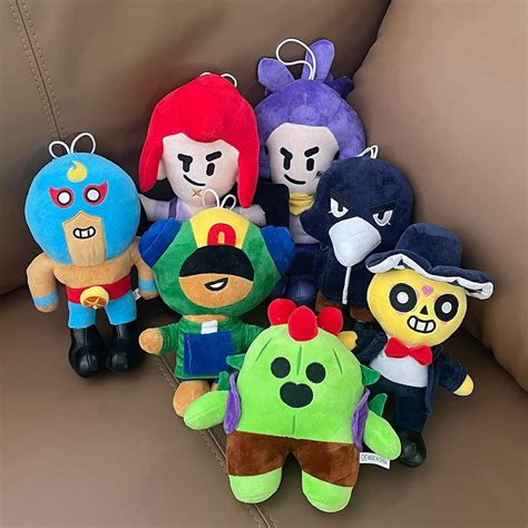 Brawl Stars Plush Cm Poco Primo Spike Leon Shelly Colt Brinquedos