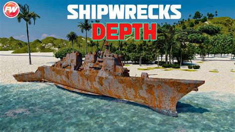 Shipwrecks Depth Comparison 3d Youtube