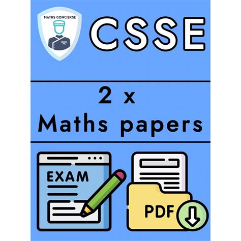 11 Plus 11 Csse 2 X Maths Papers