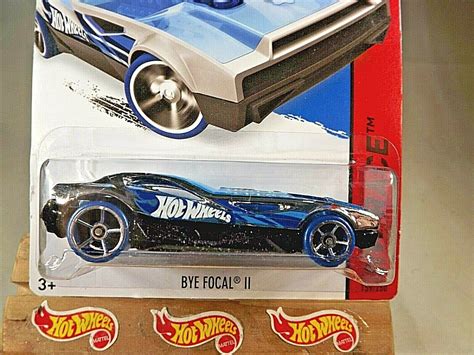 2015 Hot Wheels 159 HW Race Super Chromes BYE FOCAL II Chrome WBlue Wheels OH5s Contemporary