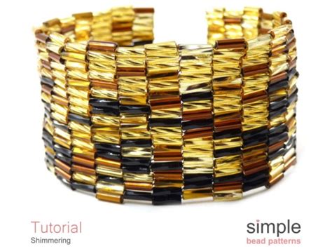 Bugle Bead Bracelet Tutorial Simple Bead Patterns