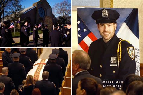 Mourners Gather For Slain Nypd Officer Jonathan Dillers Funeral On