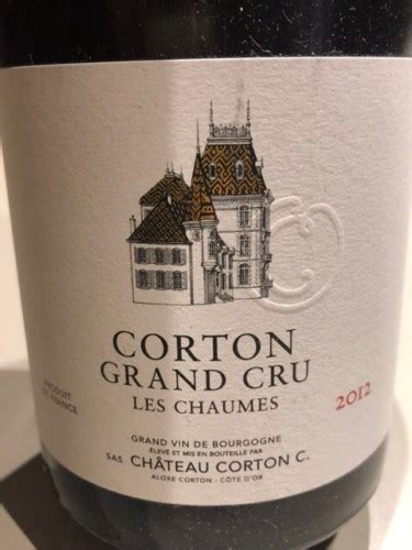 Ch Teau Corton C Corton Grand Cru Les Chaumes Vivino Us