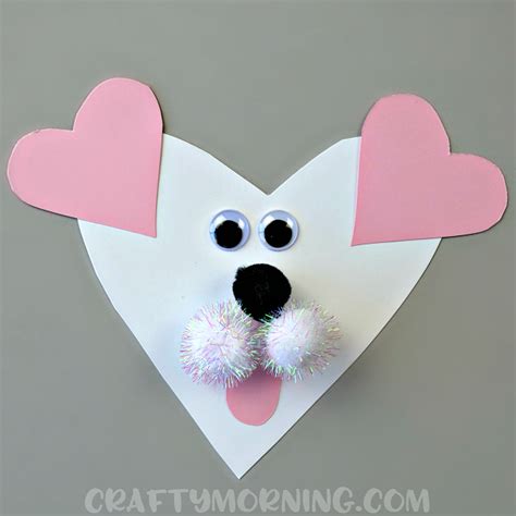 Dog Puppy Dog Animals Made From Hearts - canvas-link