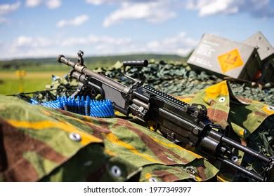 Heavy Machine Gun Bullet Belt Ammunition Stock Photo 1977349397 | Shutterstock