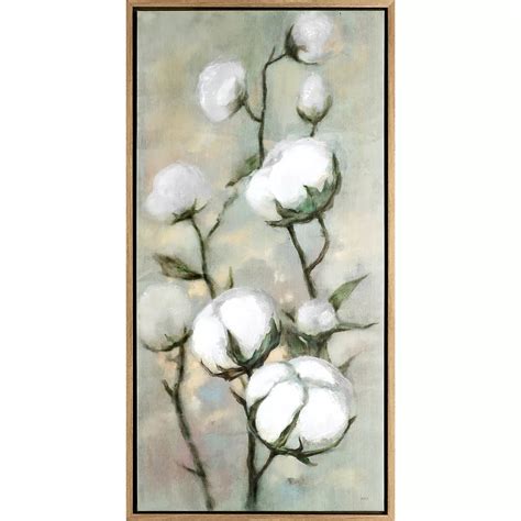 Art Maison Canada Cotton Floral Ii Floral Art Acrylic On Canvas Art