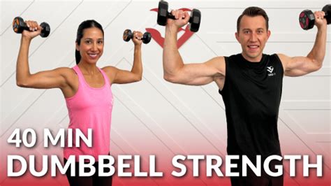 40 Min Dumbbell Full Body Workout Hasfit Free Full Length Workout Videos And Fitness Programs