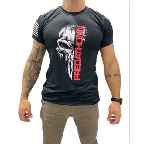 Camiseta Dry Fit Black Skull Bope Academia Shopee Brasil