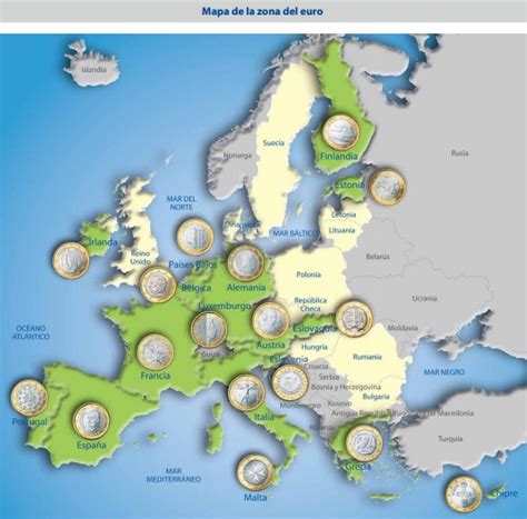 Mapa Zona Euro Numismatica Visual