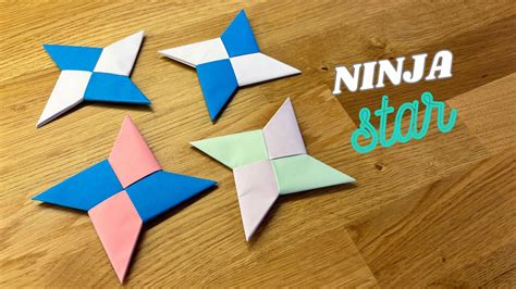 How To Make Ninja Star Shuriken Youtube