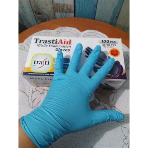 Jual Sarung Tangan Handscoon Nitril Cosmomed Dan Safeglove Isi 100 Pcs